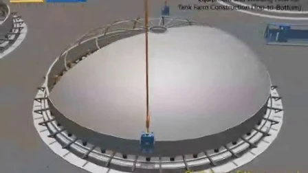 Máquina de solda de tanque de armazenamento de gás de petróleo para construção de tanque (EGW/AGW)